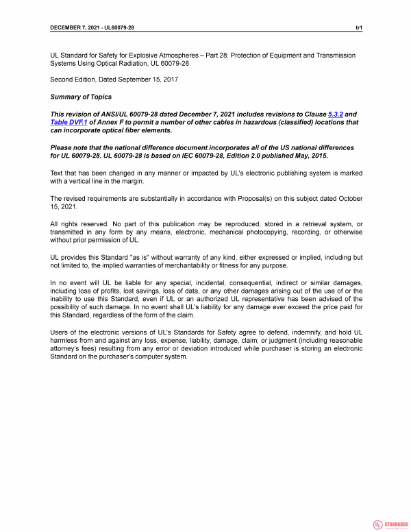 UL 60079-28 PDF UL 60079-28 PDF